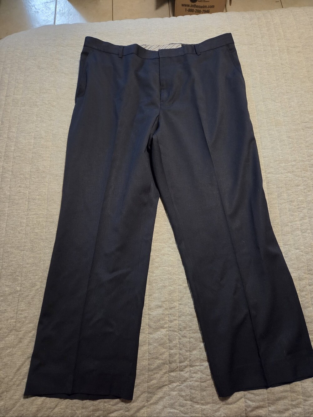 Banana Republic Navy Tailored Dress Pants
